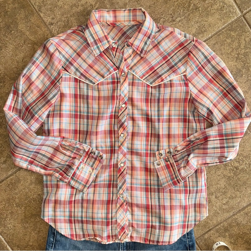 Vintage - 70's Western Pearl Snap Shirt